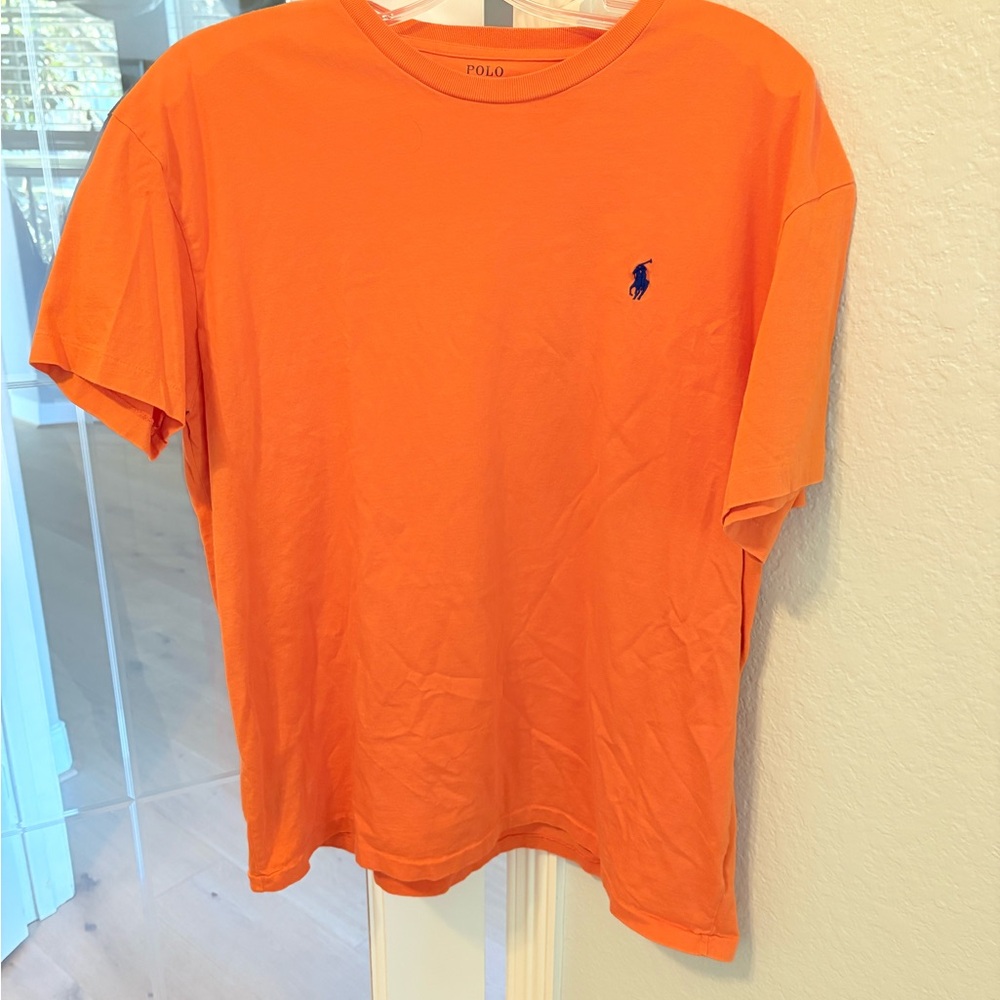Ralph Lauren Men's Vibrant Orange Tee